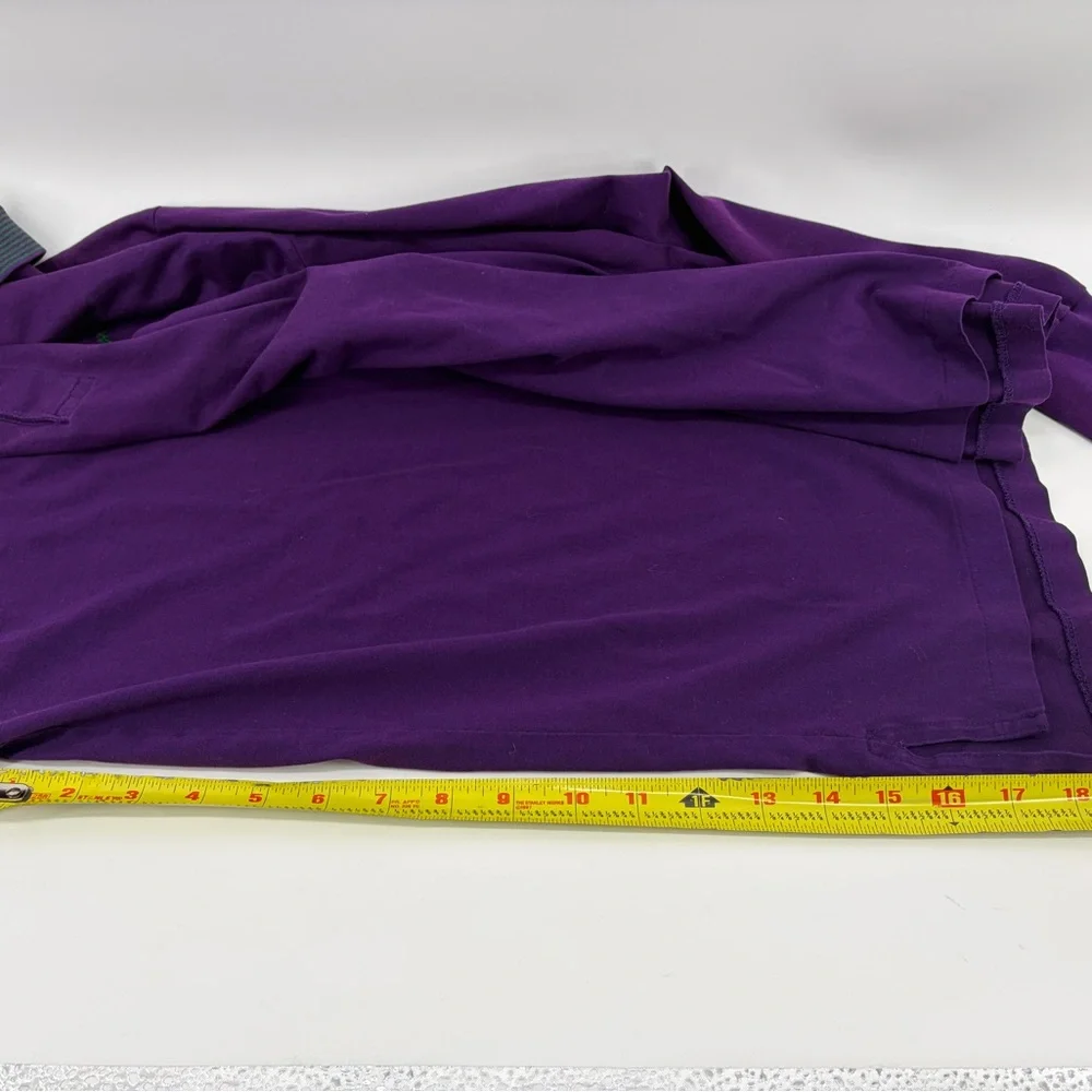 Vintage Polo Ralph Lauren Polo Golf Shirt Mens Size XL Purple LS Shirt S012‎